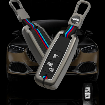 HONDA | ZINC ALLOY + SILICONE CAR KEY CASE | FOR 3 BUTTON KEY