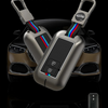 MARUTI SUZUKI | ZINC ALLOY + SILICONE CAR KEY CASE | 2 BUTTON KEY