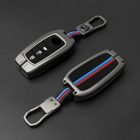 TOYOTA | ZINC ALLOY + SILICONE CAR KEY CASE | FOR 3 BUTTON KEY